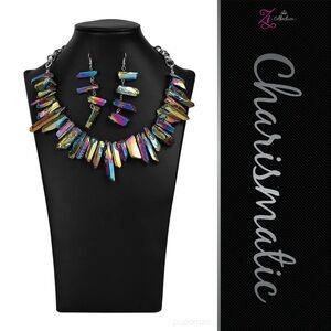 Paparazzi Charismatic Iridescent Necklace Set